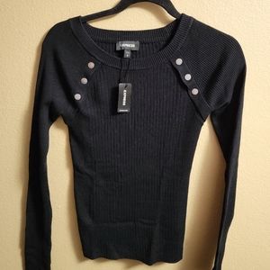 Express Black sweater - Medium